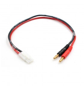 banana to tamiya14AWG Length 30cm rubber red black round cable